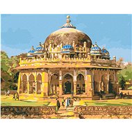 Zuty - Painting By Numbers - Tombs of Isa Khan Niazi In India, 40X50 Cm, Canvas+Frame - Painting by Numbers
