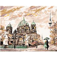 Zuty - Painting by Numbers - Street View of Berlin, 40X50 Cm, Canvas+Frame - Painting by Numbers