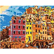 Zuty - Painting By Numbers - Summer Resorts In Italy, 40X50 Cm, Canvas+Frame - Painting by Numbers