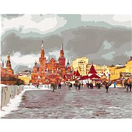Zuty - Painting By Numbers - Red Square In Moscow, 80X100 Cm, Canvas+Frame - Painting by Numbers