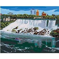 Zuty - Painting by Numbers - American Niagara Falls (Robert Johnson), 40X50 Cm, Canvas+Frame - Painting by Numbers