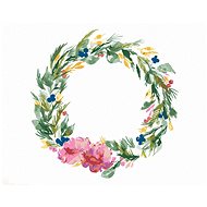 Zuty - Painting by Numbers - Winter Wreath of Peonies (Alexandria Gilbert), 40X50 Cm, Canvas+Frame - Painting by Numbers