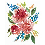 Zuty - Painting by Numbers - Autumn Flowers (Alexandria Gilbert), 40X50 Cm, Canvas+Frame - Painting by Numbers