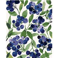 Zuty - Painting by Numbers - Blueberries and Leaves (Alexandria Gilbert), 40X50 Cm, Canvas+Frame - Painting by Numbers