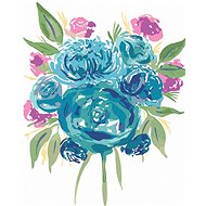 Zuty - Painting by Numbers - Blue Roses (Alexandria Gilbert), 40X50 Cm, Canvas+Frame - Painting by Numbers