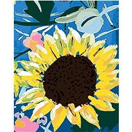 Zuty - Painting by Numbers - Sunflowers and Leaves (Alexandria Gilbert), 40X50 Cm, Canvas+Frame - Painting by Numbers