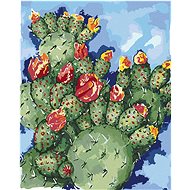 Zuty - Painting by Numbers - Cactus (Alexandria Gilbert), 40X50 Cm, Canvas+Frame - Painting by Numbers