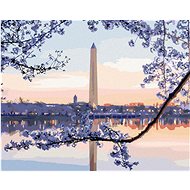 Zuty - Painting by Numbers - Flowering Tree of the Washington Monument (Ted Davis), 40X50 Cm, Canvas - Painting by Numbers