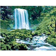 Zuty - Painting by Numbers - Waterfalls and Wildlife (Ted Davis), 80X100 Cm, Canvas+Frame - Painting by Numbers