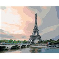 Zuty - Painting by Numbers - Eiffel Tower (Ted Davis), 80X100 Cm, Canvas+Frame - Painting by Numbers
