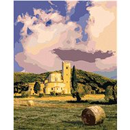 Zuty - Painting by Numbers - Monastery of Sant Antimo, Italy (Ted Davis), 40X50 Cm, Canvas+Frame - Painting by Numbers