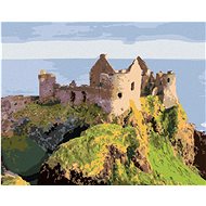Zuty - Painting by Numbers - Ruins And Sea, Ireland (Ted Davis), 40X50 Cm, Canvas+Frame - Painting by Numbers