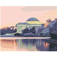 Zuty - Painting by Numbers - Jefferson Memorial, Usa (Ted Davis), 40X50 Cm, Canvas+Frame - Painting by Numbers