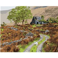 Zuty - Painting by Numbers - Mountain Landscape, Ireland (Ted Davis), 40X50 Cm, Canvas+Frame - Painting by Numbers