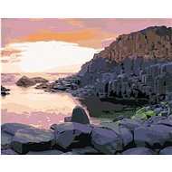 Zuty - Painting by Numbers - Sunset, Ireland (Ted Davis), 40X50 Cm, Canvas+Frame - Painting by Numbers