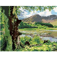 Zuty - Painting By Numbers - Nature And Mountains, Ireland (Ted Davis), 40X50 Cm, Canvas+Frame - Painting by Numbers