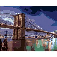Zuty - Painting by Numbers - Brooklyn Bridge, Usa (Ted Davis), 80X100 Cm, Canvas+Frame - Painting by Numbers