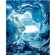 Zuty - Painting by Numbers - Azure Landscape and River (Ted Davis), 40X50 Cm, Canvas+Frame - Painting by Numbers