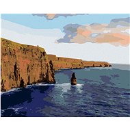 Zuty - Painting by Numbers - Along the Cliffs, Cliffs of Moher Ireland (Ted Davis), 80X100 Cm, Canva - Painting by Numbers
