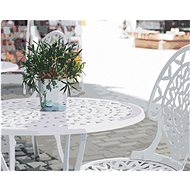 Zuty - Painting by Numbers - Flowers on White Furniture in a Cafe, 40X50 Cm, Canvas+Frame - Painting by Numbers