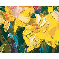 Zuty - Painting by Numbers - Yellow Daffodils, 40X50 Cm, Canvas+Frame - Painting by Numbers