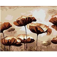Zuty - Painting by Numbers - Poppy Flowers, 80X100 Cm, Canvas+Frame - Painting by Numbers