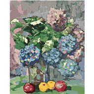 Zuty - Painting by Numbers - Hydrangea Bouquet, 40X50 Cm, Canvas+Frame - Painting by Numbers