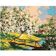 Zuty - Painting by Numbers - Flowering Gardens, 40X50 Cm, Canvas+Frame - Painting by Numbers