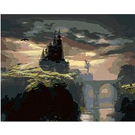 Zuty - Painting by Numbers - Castle On The Hill, 40X50 Cm, Canvas+Frame - Painting by Numbers