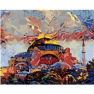 Zuty - Painting By Numbers - Hagia Sophia Museum In Istanbul, 40X50 Cm, Canvas+Frame - Painting by Numbers