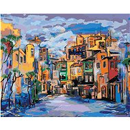 Zuty - Painting by Numbers - Square in the Fog, 40X50 Cm, Canvas+Frame - Painting by Numbers