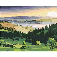 Zuty - Painting by Numbers - Landscape of Hills and Trees, 40X50 Cm, Canvas - Painting by Numbers
