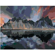 Zuty - Painting by Numbers - Mount Vestrahorn in Iceland, 40X50 Cm, Canvas+Frame - Painting by Numbers