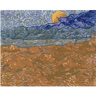 Zuty - Painting by Numbers - Landscape With Wheat Sheaves And Rising Moon (Vincent Van Gogh), - Painting by Numbers