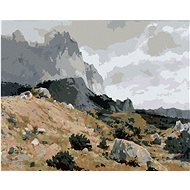 Zuty - Painting by Numbers - Rocky Landscape (Ivan Shishkin), 40X50 Cm, Canvas+Frame - Painting by Numbers