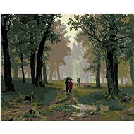 Zuty - Painting by Numbers - Rain in the Oak Forest (Ivan Shishkin), 80X100 Cm, Canvas+Frame - Painting by Numbers