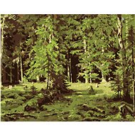 Zuty - Painting by Numbers - Forest (Ivan Shishkin), 80X100 Cm, Canvas+Frame - Painting by Numbers