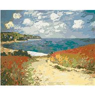 Zuty - Painting by Numbers - Journey to Pourville (Claude Monet), 40X50 Cm, Canvas+Frame - Painting by Numbers