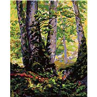 Zuty - Painting by Numbers - Three Beeches (Paul Ranson), 40X50 Cm, Canvas+Frame - Painting by Numbers