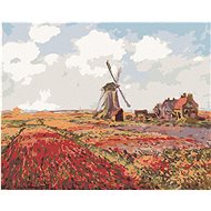 Zuty - Painting by Numbers - Tulip Fields in Holland (Claude Monet), 40X50 Cm, Canvas - Painting by Numbers