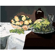Zuty - Painting by Numbers - Still Life With Watermelon And Peaches (Édouard Manet), 40X50 Cm, Canva - Painting by Numbers