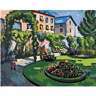 Zuty - Painting by Numbers - Garden (August Macke), 40X50 Cm, Canvas - Painting by Numbers