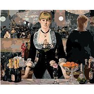 Zuty – Maľovanie Podľa Čísel – Bar Vo Folies Bergere (Édouard Manet), 40 × 50 cm, Plátno + Rám - Maľovanie podľa čísel