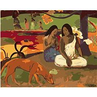 Zuty – Maľovanie Podľa Čísel – Arearea (Paul Gauguin), 80 × 100 cm, Plátno - Maľovanie podľa čísel