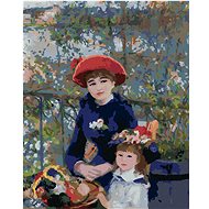 Zuty - Painting by Numbers - Two Sisters on the Terrace (Pierre-Auguste Renoir), 40X50 Cm, Canvas+Fr - Painting by Numbers