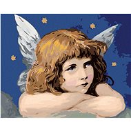 Zuty - Painting by Numbers - Little Angel, 40X50 Cm, Canvas+Frame - Painting by Numbers