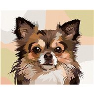 Zuty - Painting by Numbers - Dog Portrait, 40X50 Cm, Canvas+Frame - Painting by Numbers