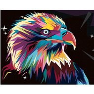 Zuty - Painting by Numbers - Colorful Eagle, 40X50 Cm, Canvas+Frame - Painting by Numbers
