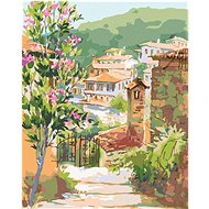 Zuty - Painting by Numbers - Walkway to the Sea, 40X50 Cm, Canvas+Frame - Painting by Numbers