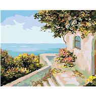 Zuty - Painting by Numbers - House by the Sea, 80X100 Cm, Canvas - Painting by Numbers
